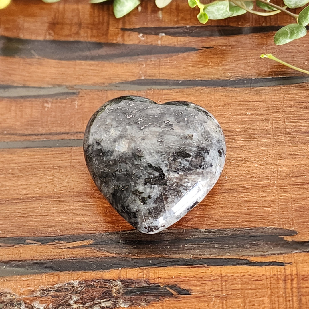 Larvikaite - Heart 40mm