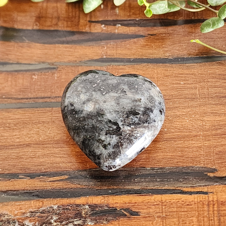 Larvikaite - Heart 40mm