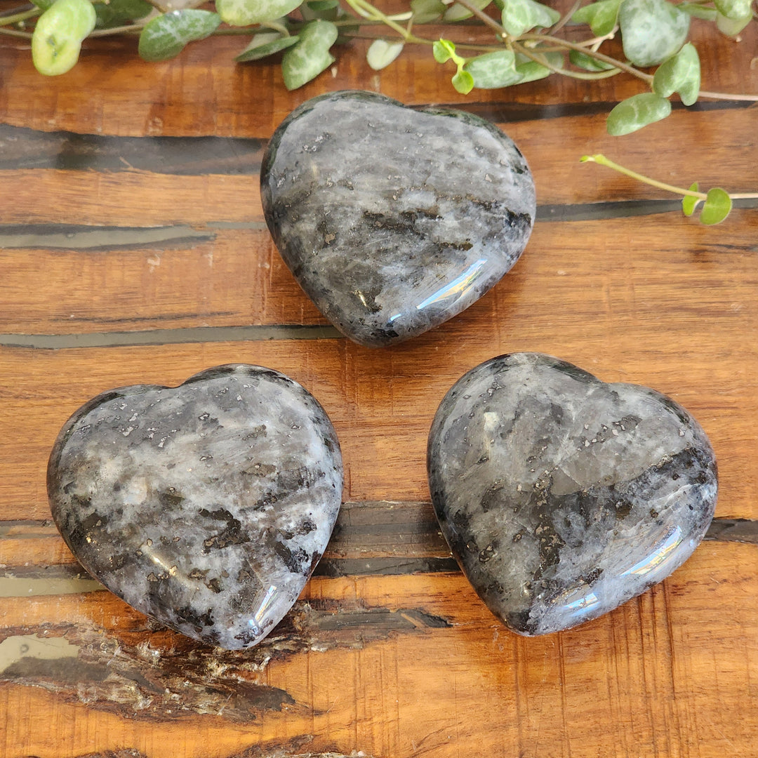 Larvikaite - Heart 40mm