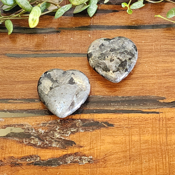 Larvikaite - Heart 30mm