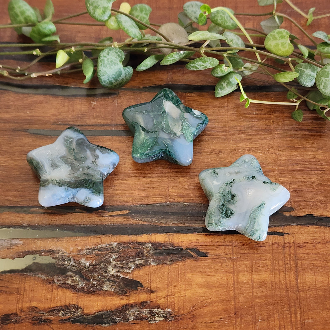 Moss Agate - Stars