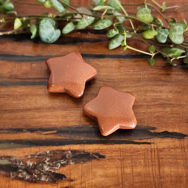 Orange Goldstone - Stars
