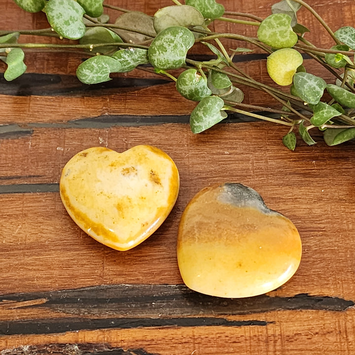 Yellow Jade - Heart