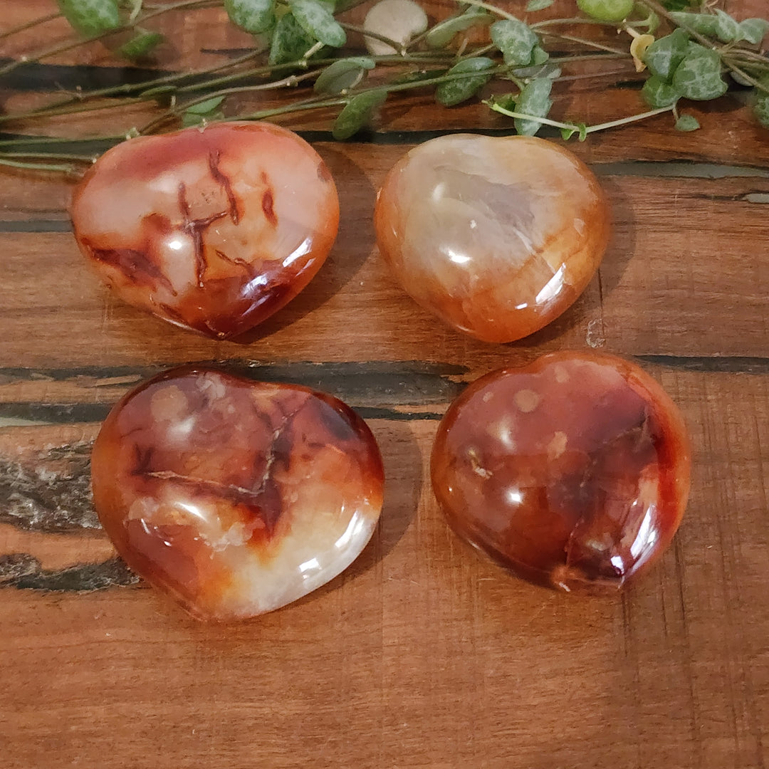 Red Agate - Heart