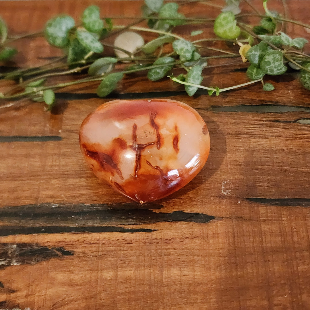 Red Agate - Heart