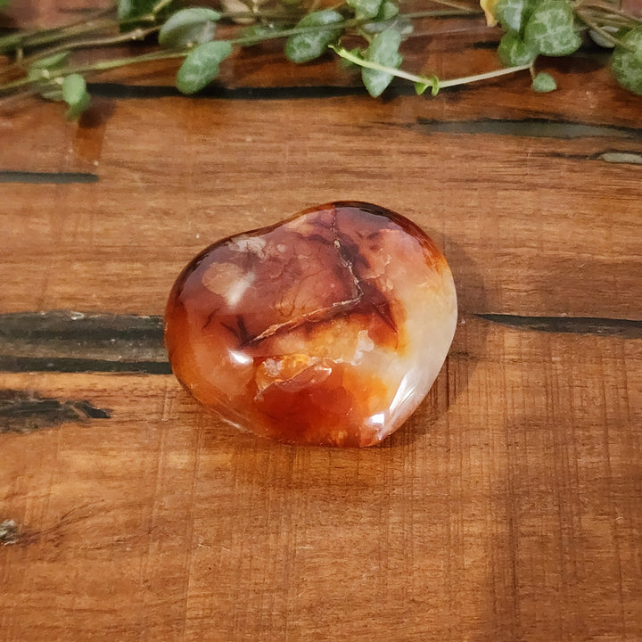 Red Agate - Heart