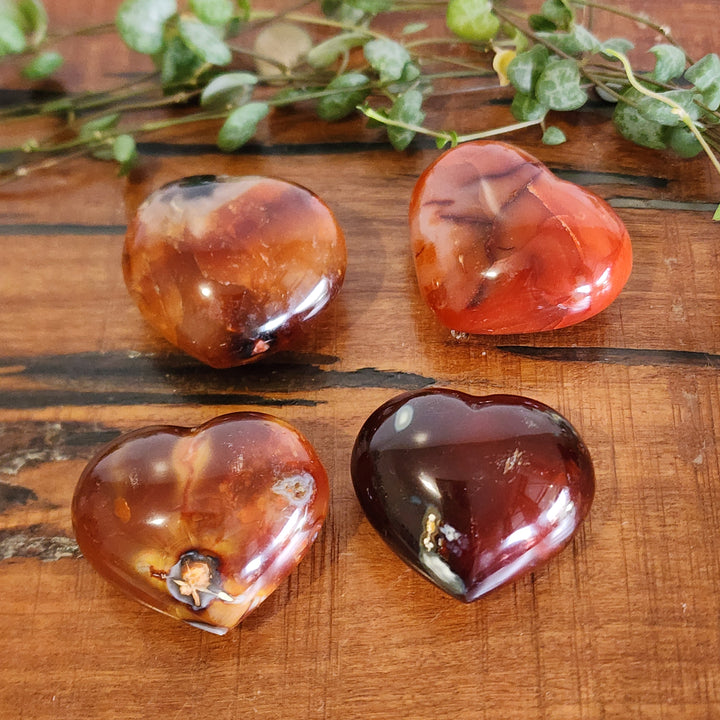 Red Agate - Heart
