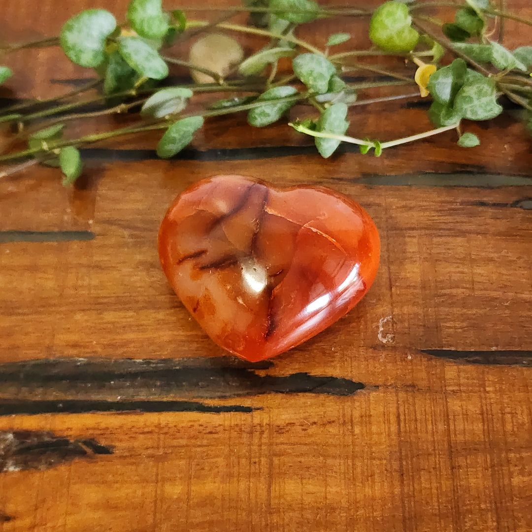 Red Agate - Heart