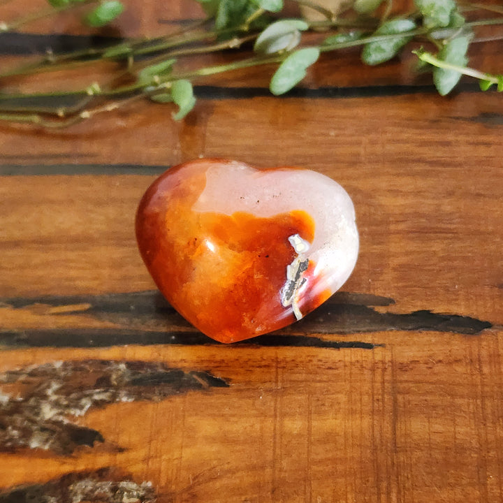Red Agate - Heart