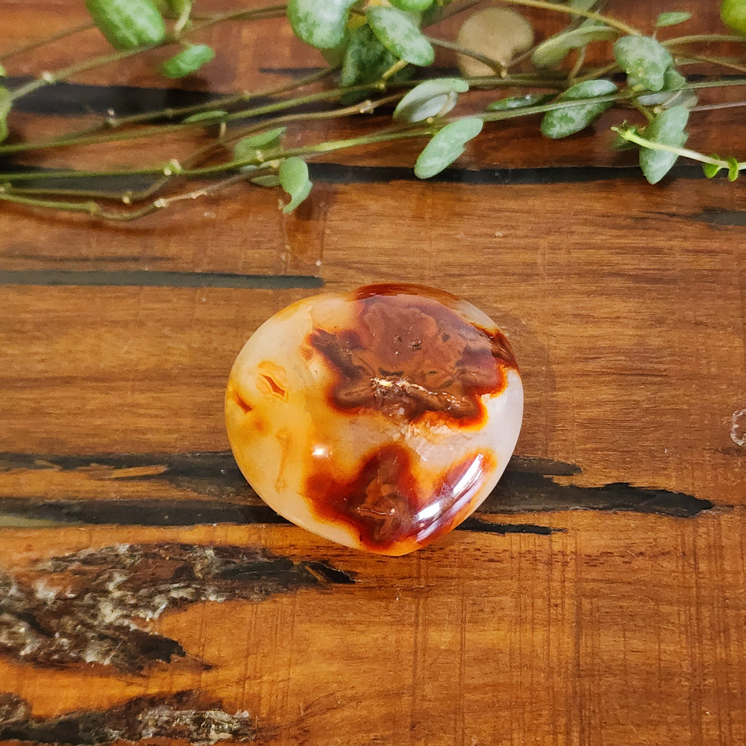 Red Agate - Heart