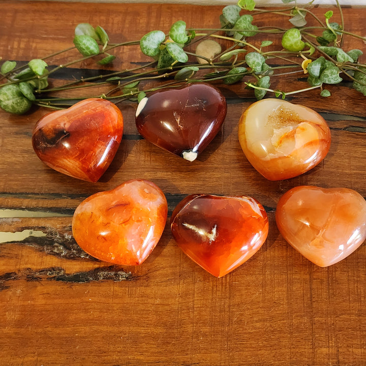 Red Agate - Heart