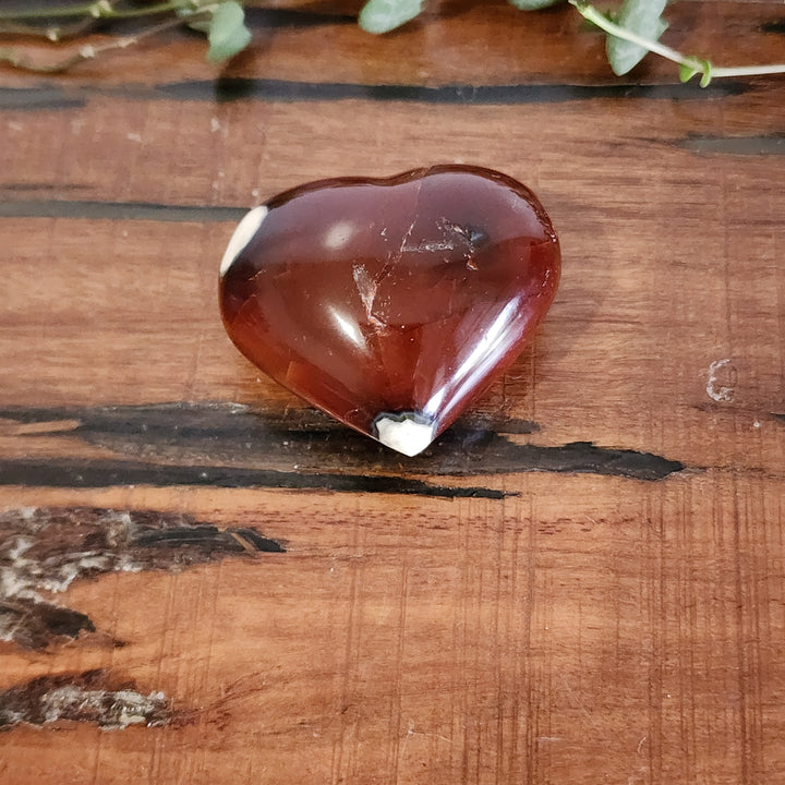 Red Agate - Heart