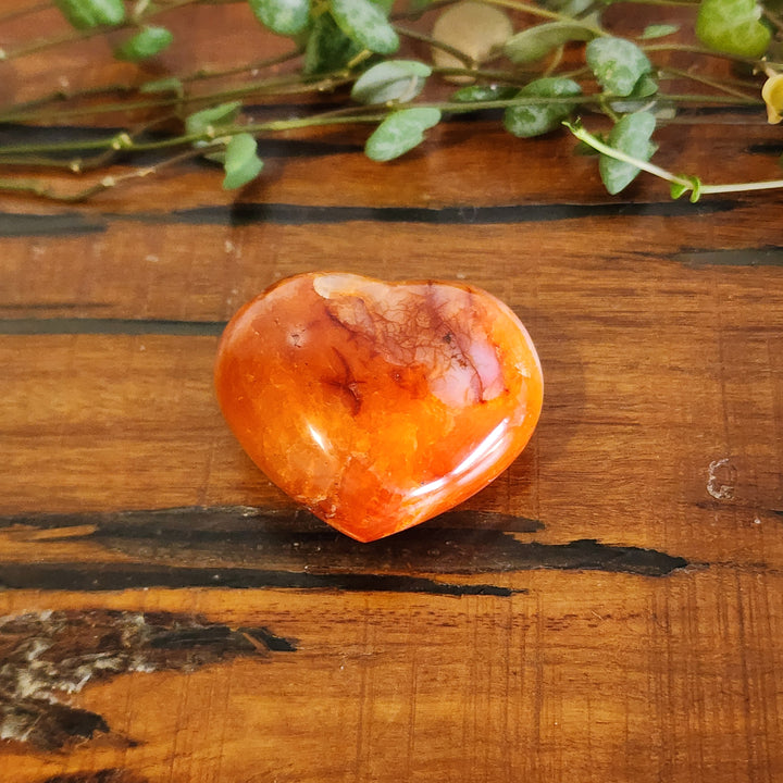 Red Agate - Heart