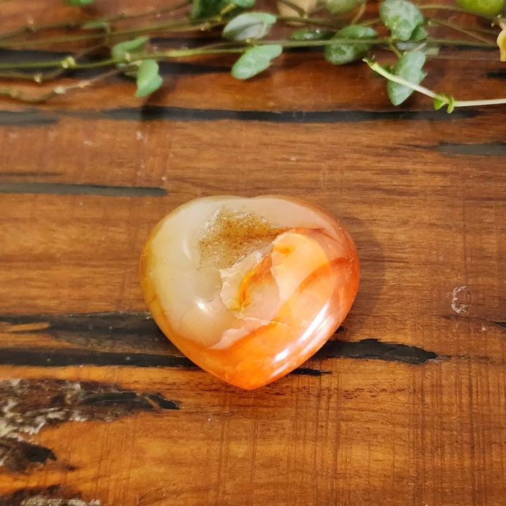 Red Agate - Heart