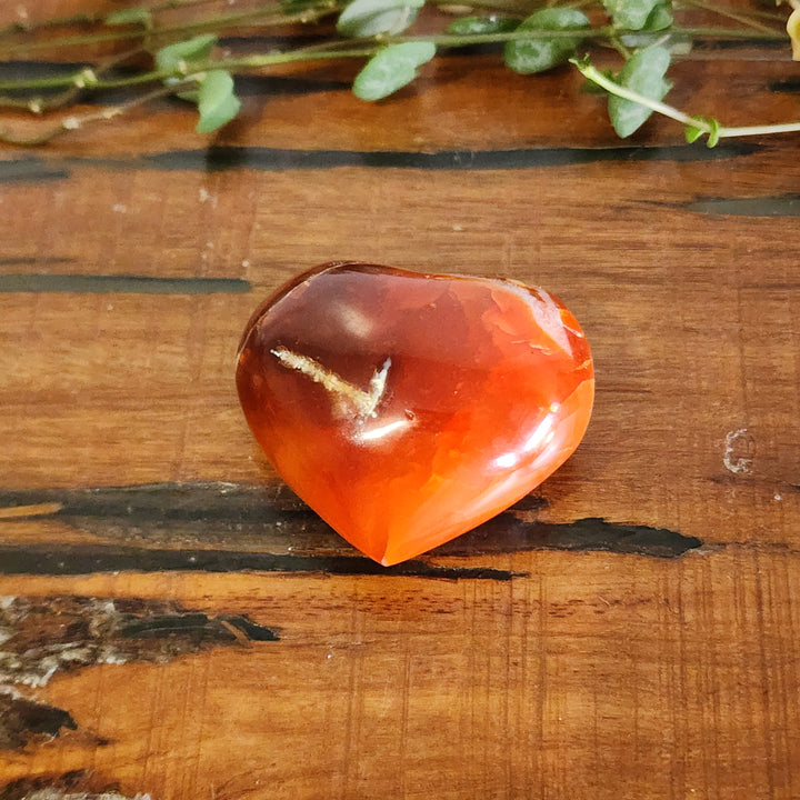 Red Agate - Heart