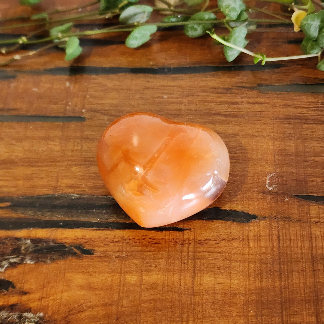 Red Agate - Heart
