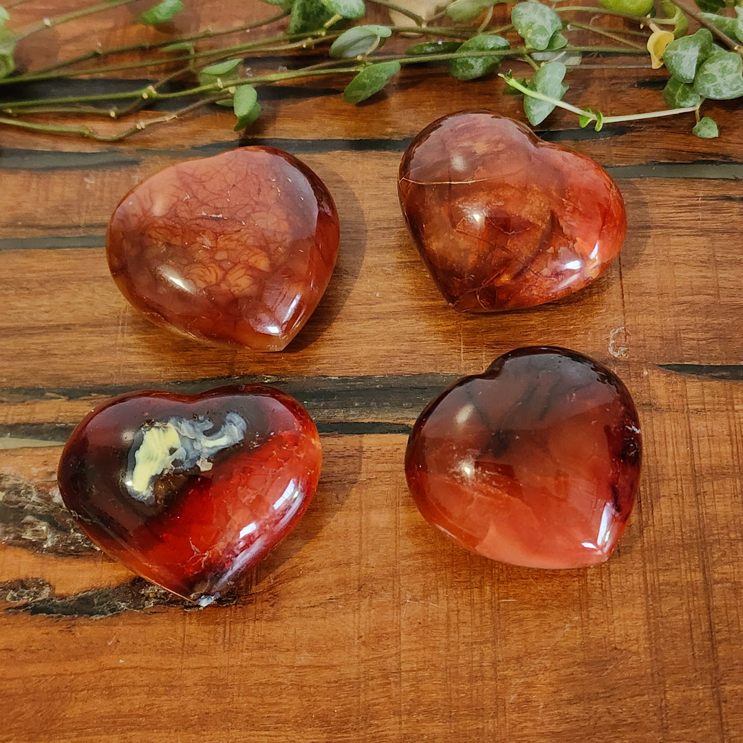 Red Agate - Heart