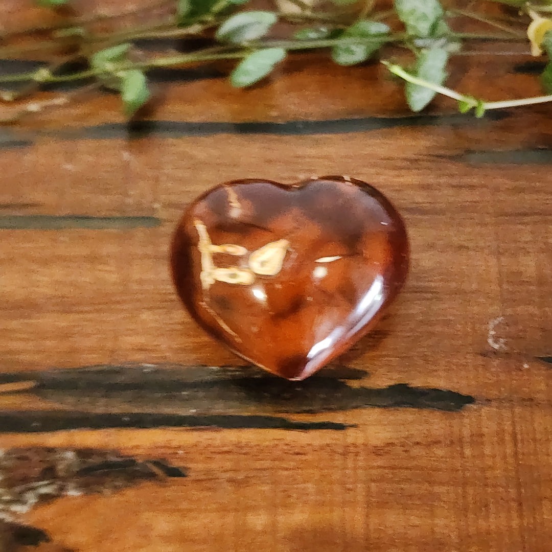 Red Agate - Heart