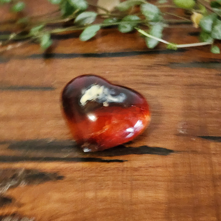 Red Agate - Heart
