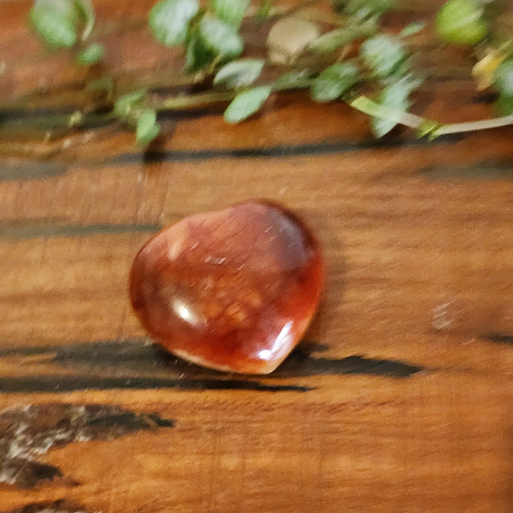Red Agate - Heart