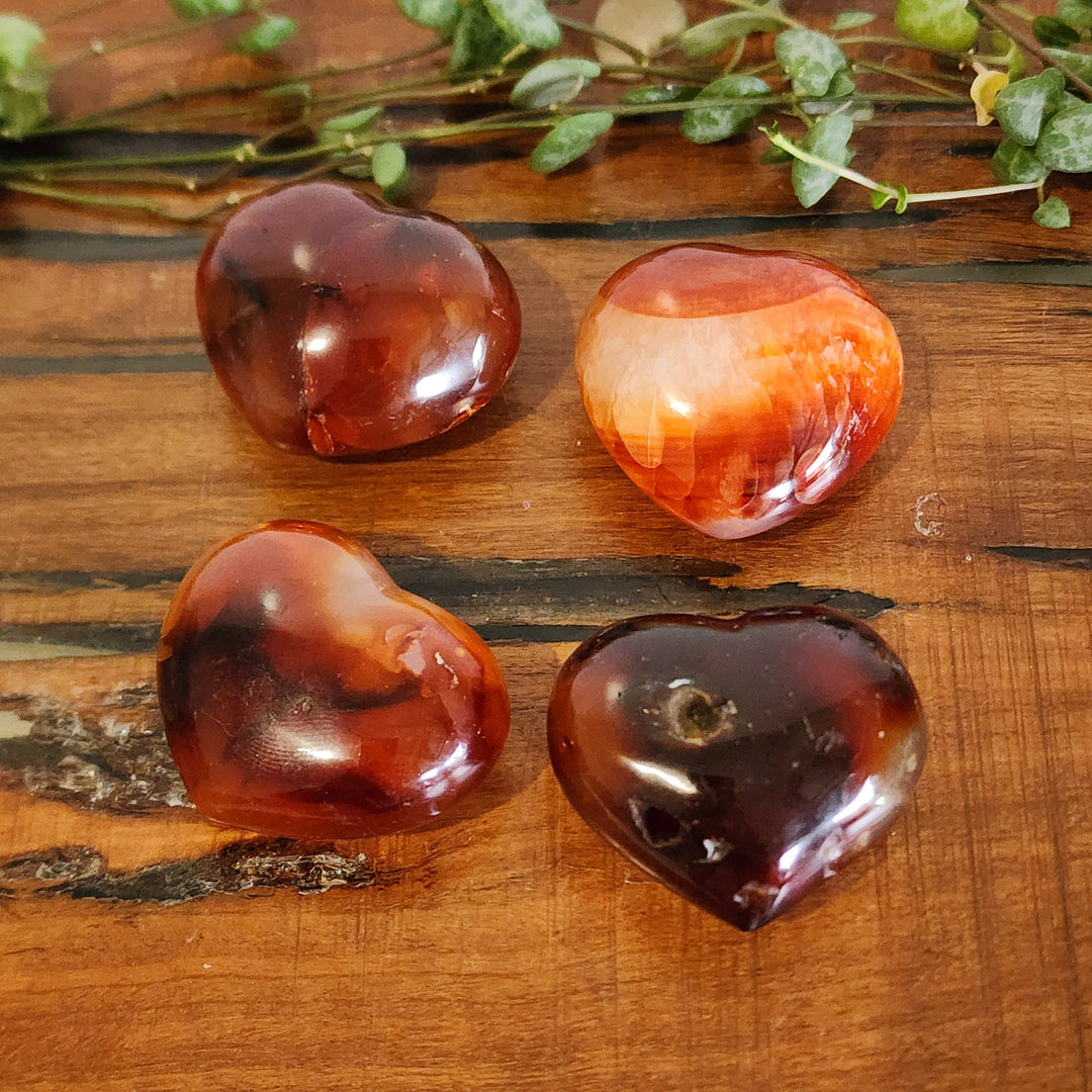 Red Agate - Heart