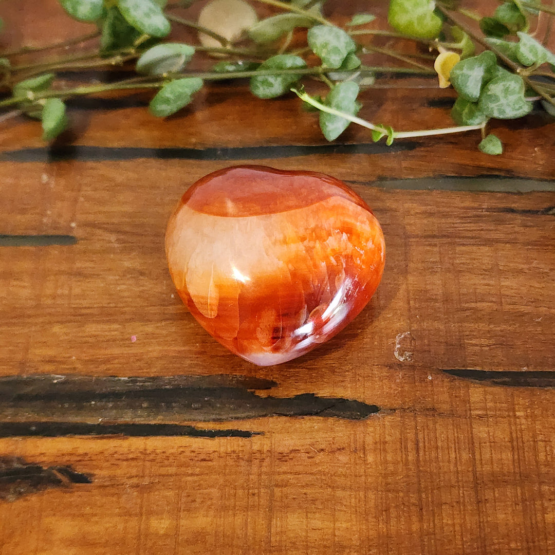 Red Agate - Heart