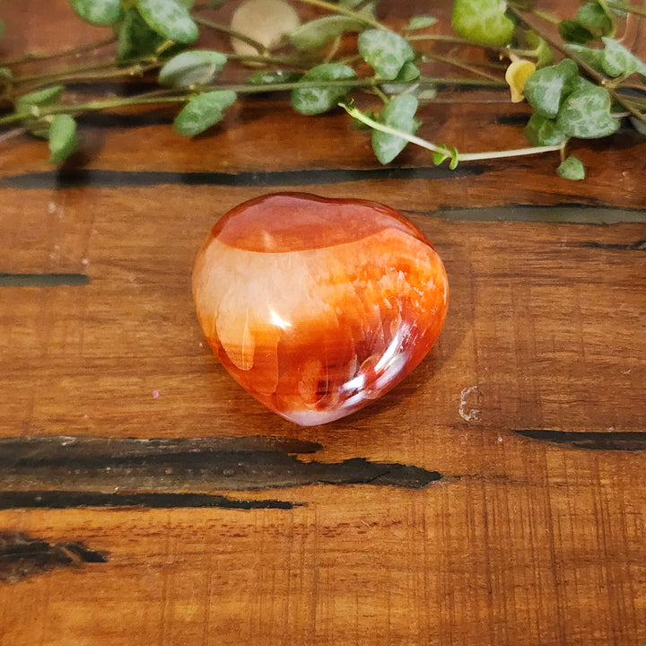 Red Agate - Heart