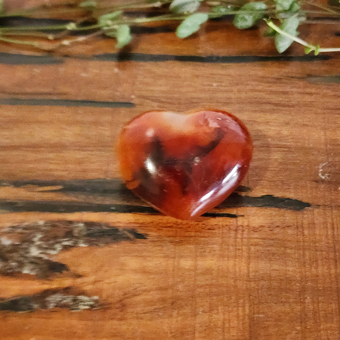 Red Agate - Heart