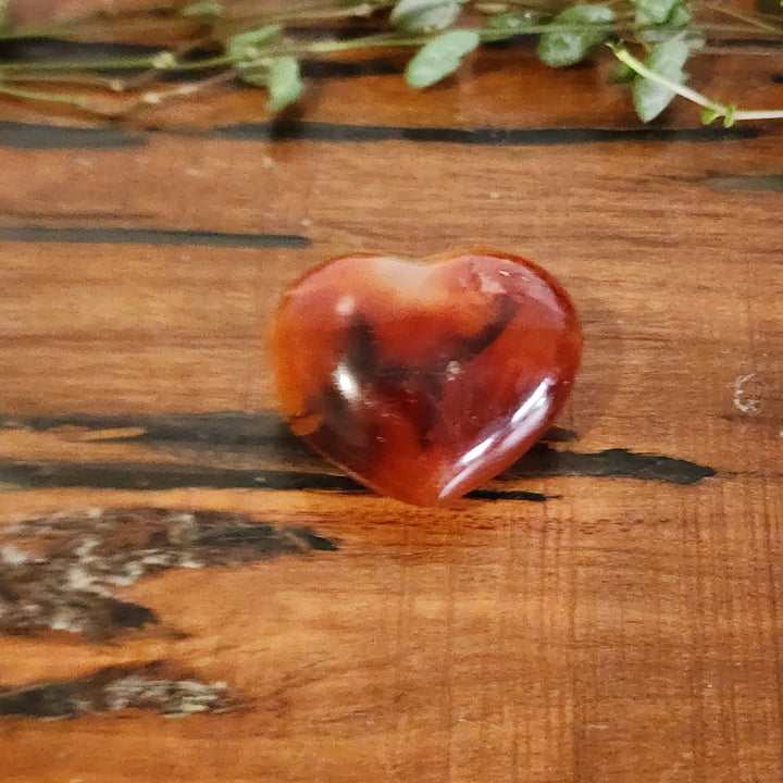 Red Agate - Heart