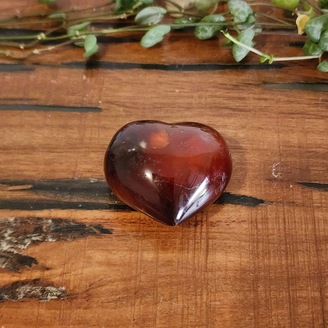 Red Agate - Heart