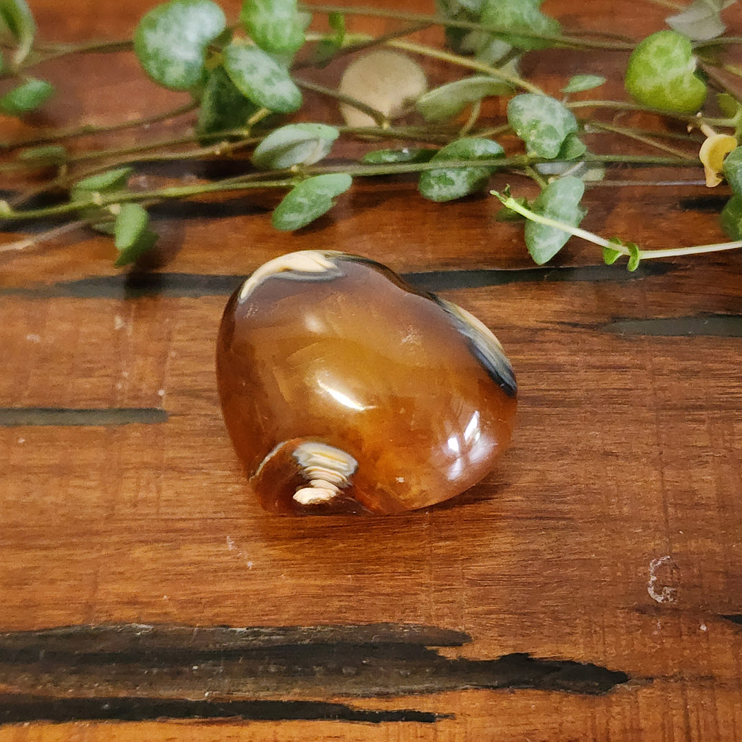 Red Agate - Heart