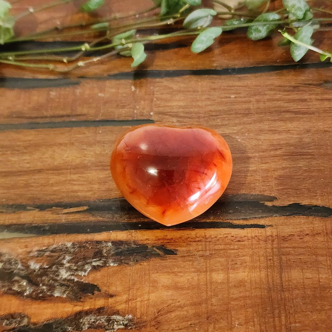 Red Agate - Heart