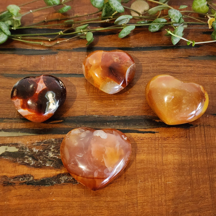 Red Agate - Heart