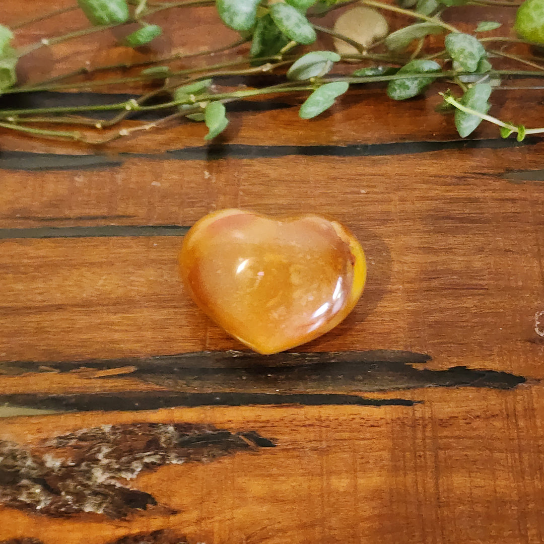 Red Agate - Heart