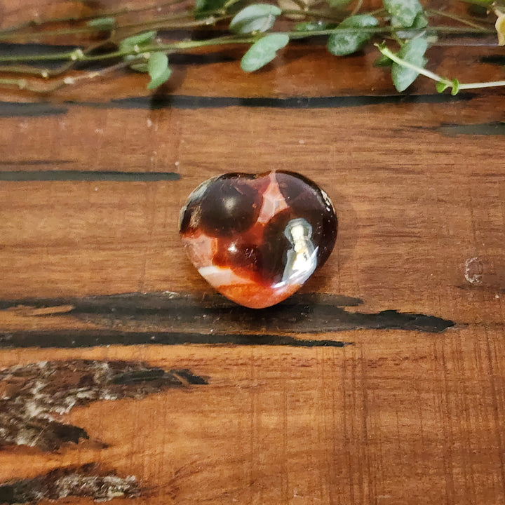 Red Agate - Heart
