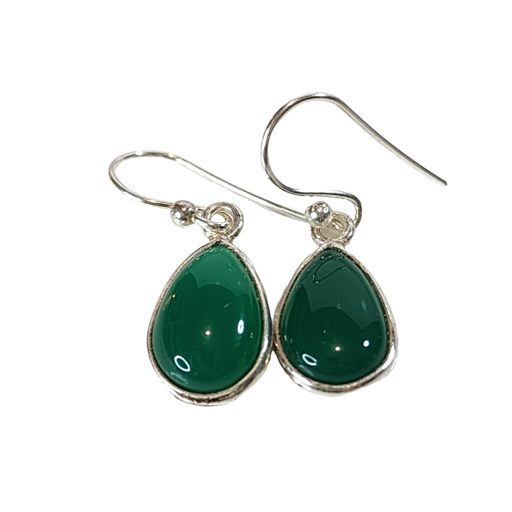 Green Onyx - Earrings