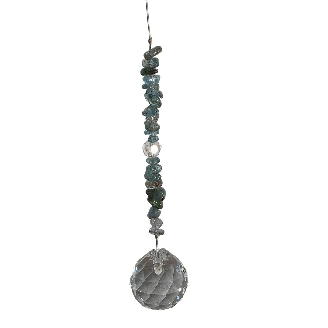 Aquamarine Small Sphere Suncatcher