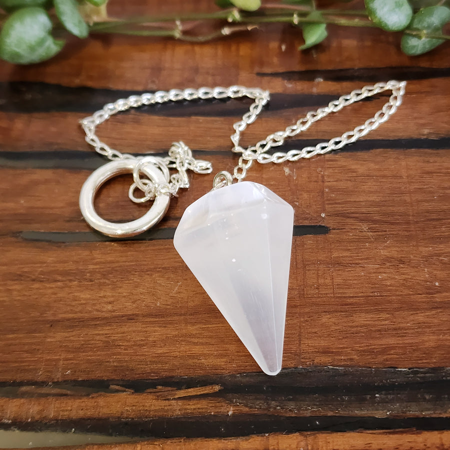 Selenite Pendulum