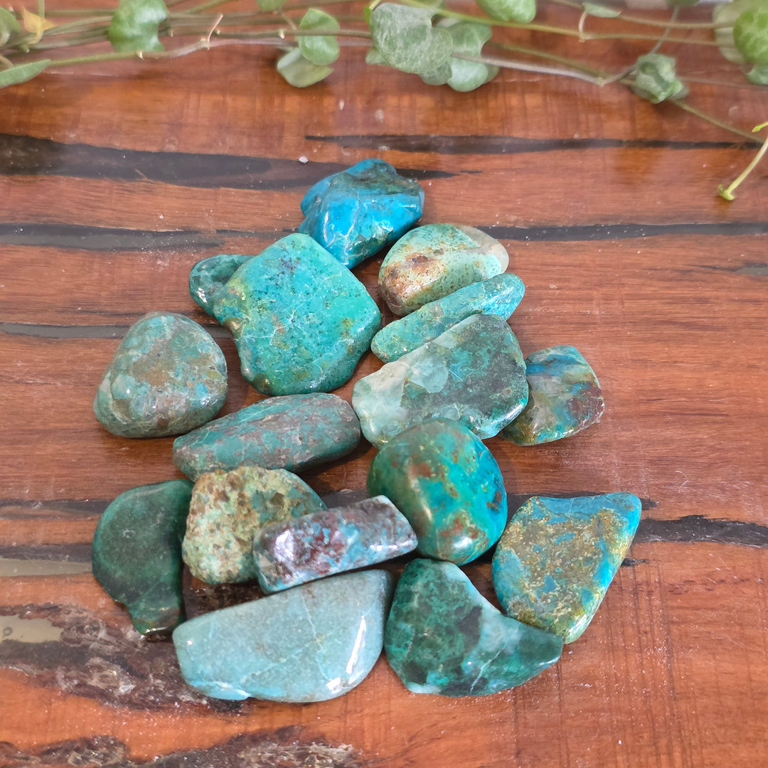 Chrysocolla - Tumbled