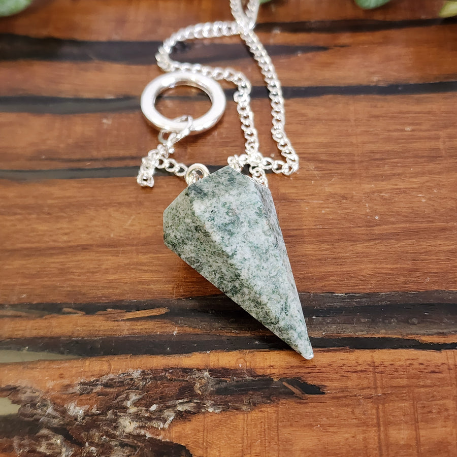 Tree Agate Pendulum