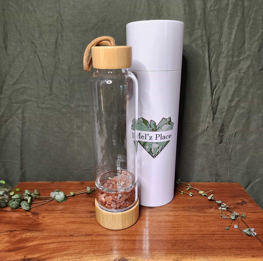 Crystal Water Bottles - Sunstone