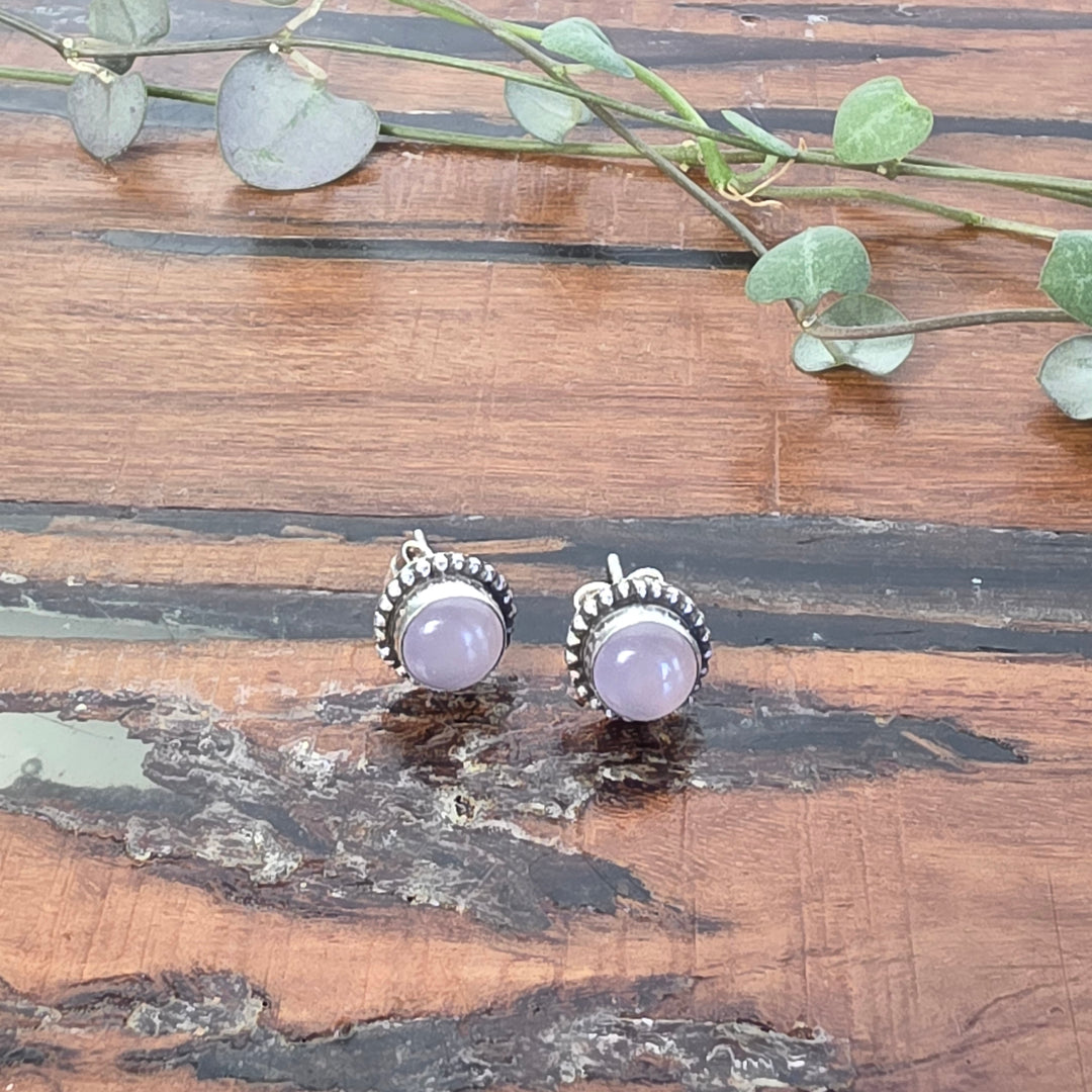 Rose Quartz - Earrings