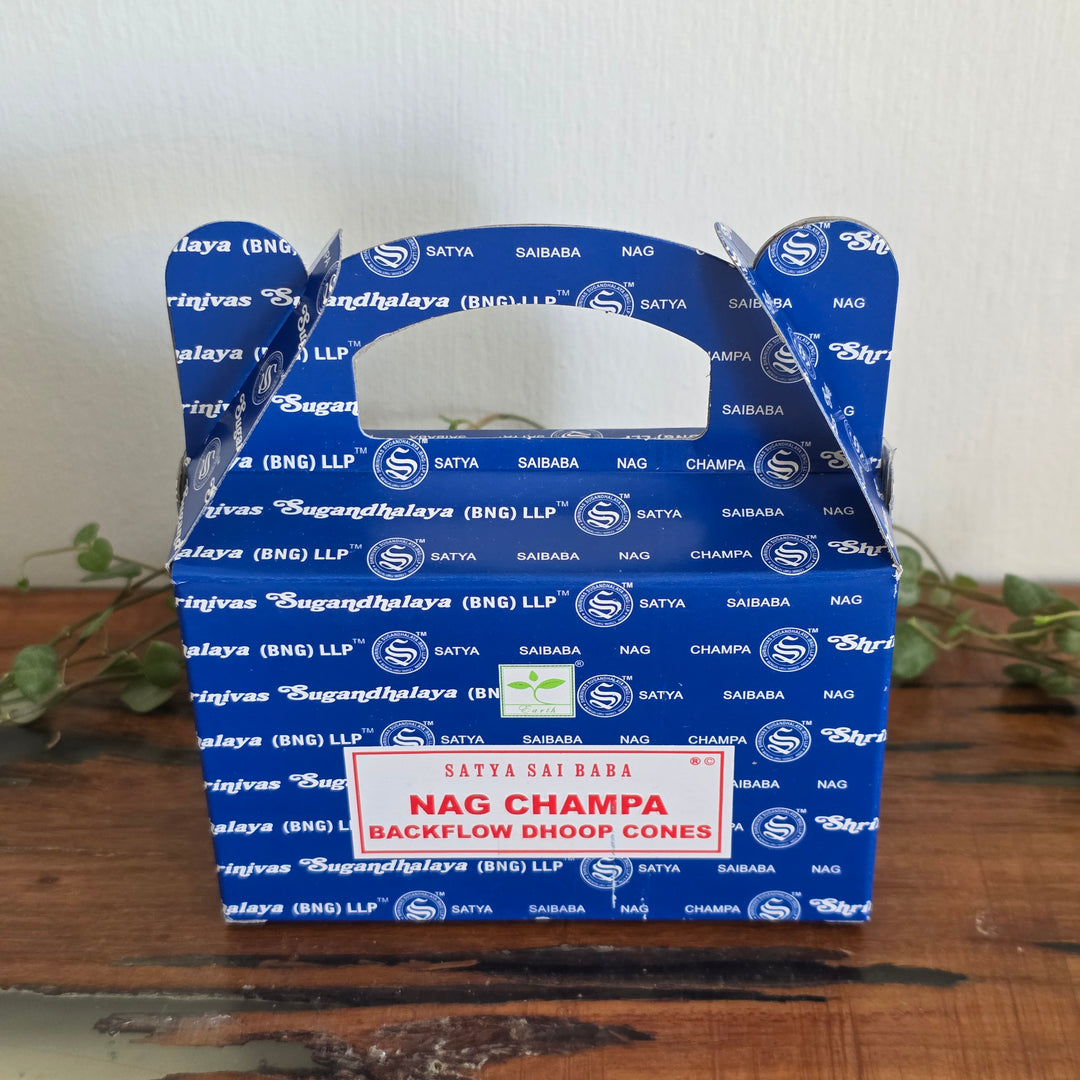 Incense Cones - Satya Nag Champa Backflow Dhoop