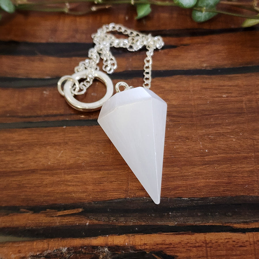 Selenite Pendulum