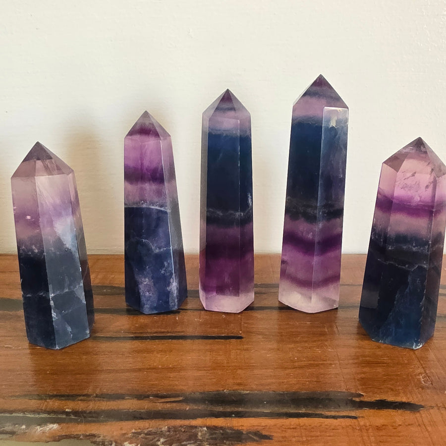Rainbow Fluorite - Towers - Mel'z Place