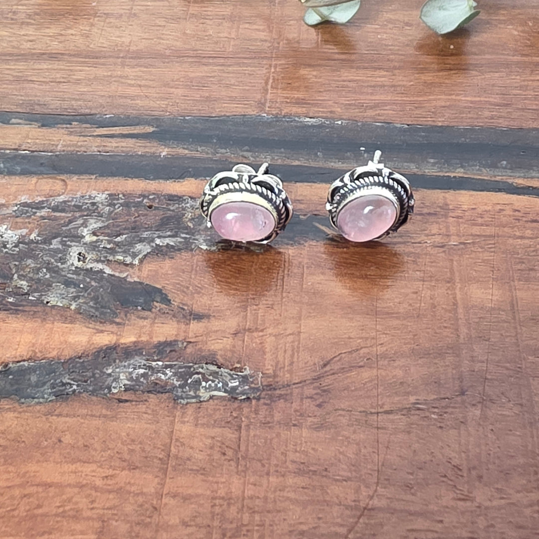 Rose Quartz - Earrings