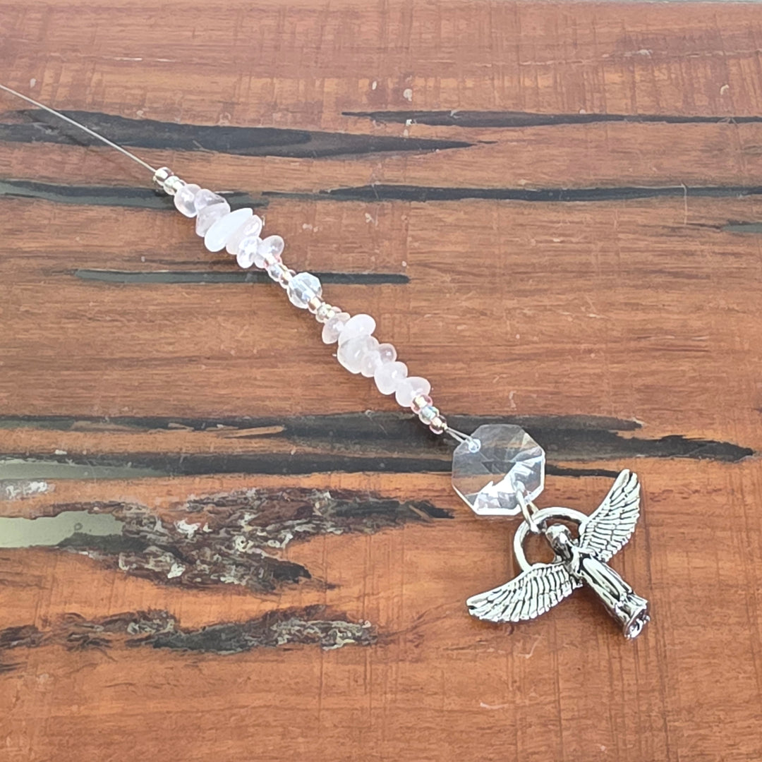 Sun Catchers - Rose Quartz Angel