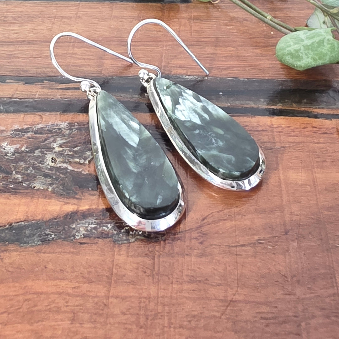 Seraphinite - Earrings