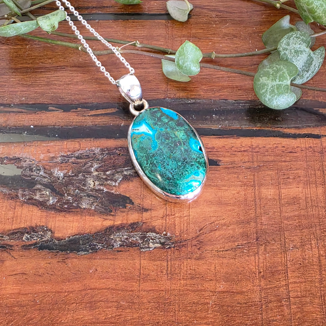 Azurite and Chrysocolla - Pendant