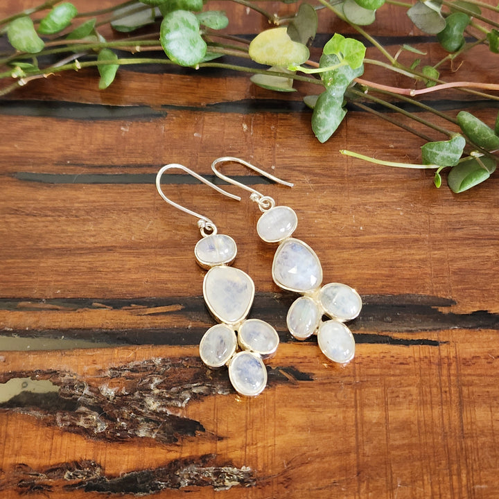 Rainbow Moonstone - Earrings